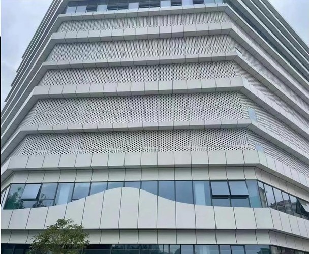 木纹铝单板造型效果图