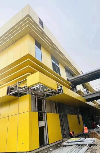 外墙铝单板安装示意图_铝单板外墙效果图_外墙铝效果单板图怎么画